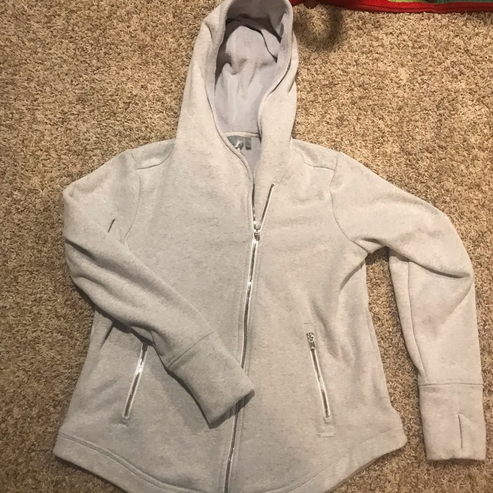 Athleta hooded zip up sweatshirt